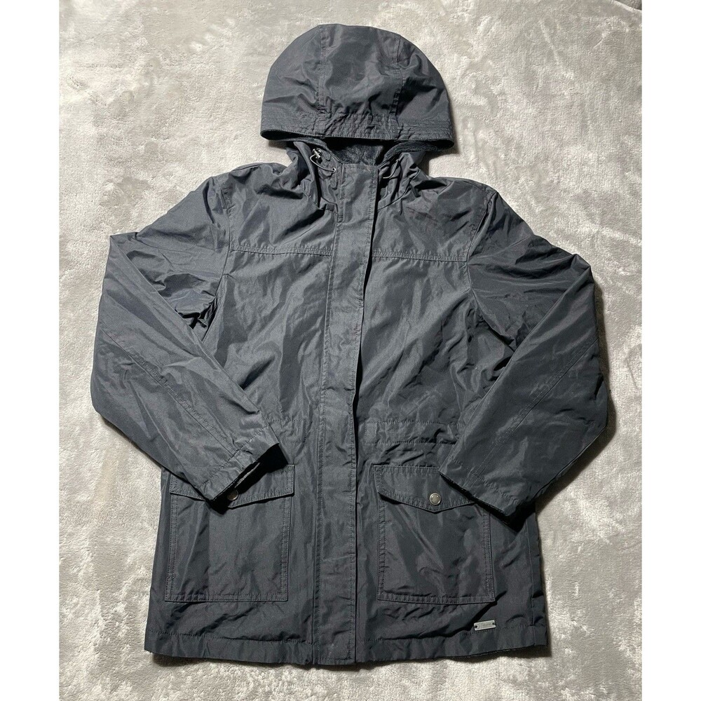 Natural Reflections Reversible Hooded Fleece Jacket Pockets Women’s Large